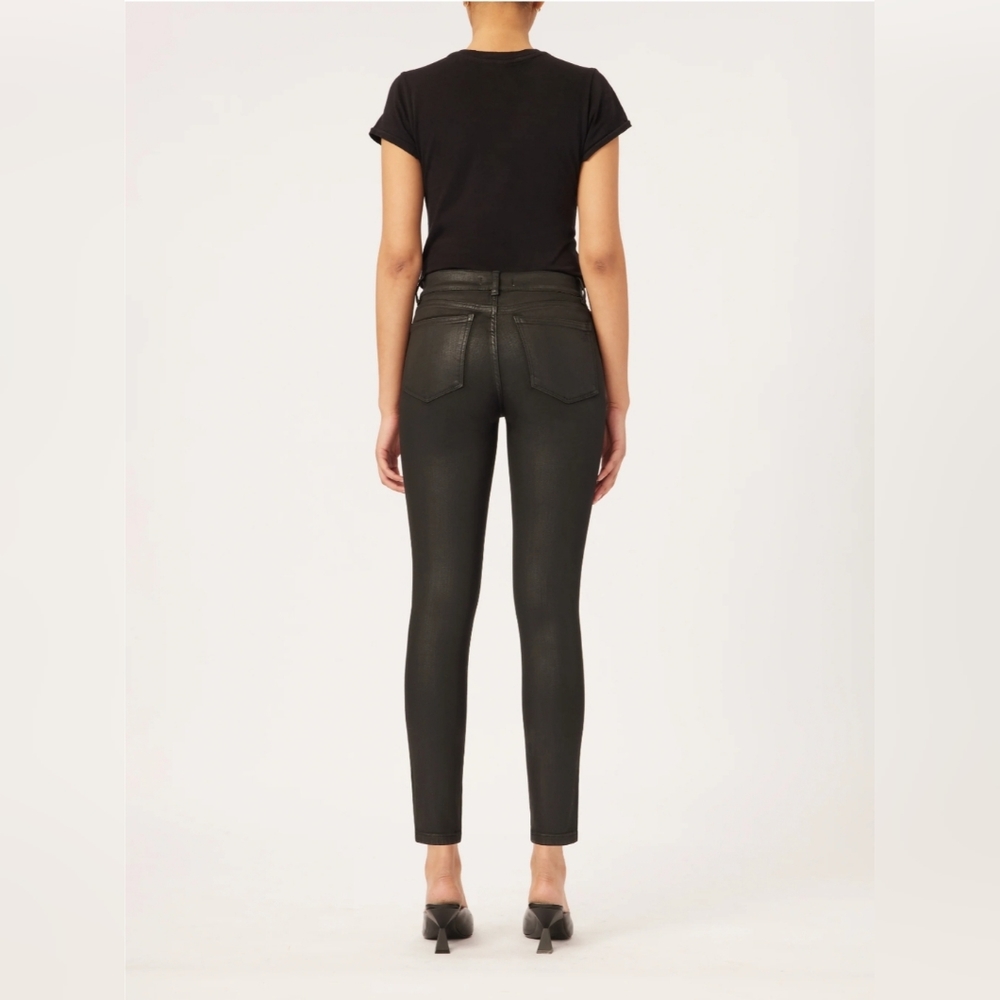 DL1961 Florence Black Skinny High-Rise Instasculpt Ankle Jeans Plus Size 24 NWT